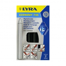 LYRA 795 Kreda do oznaczeń drewna, czarna długość 110mm 