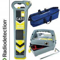 Wykrywacz instalacji podziemnych Radiodetection Cat4 Strike & Genny & Torba transportowa